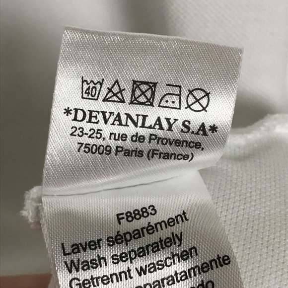 Lacoste White Regular Fit Polo L (Size 5) - Picture 10 of 10